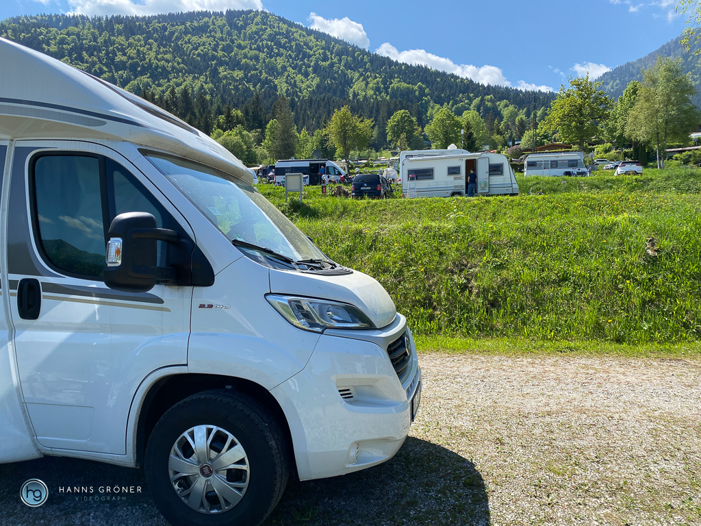 Walchsee im Mai 2022 - Terrassencamping Süd-See (Foto: Hanns Gröner)