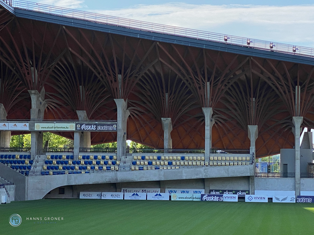 Puskas Akademie und Pancho Arena in Felcsut 2021 (Foto: Hanns Gröner)