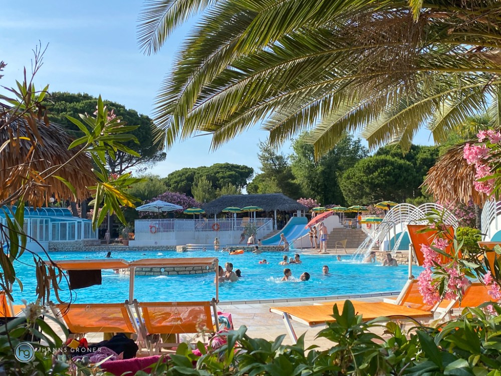 Camping Village Pino Mare in Lignano im Juni 2022 (Foto: Hanns Gröner)