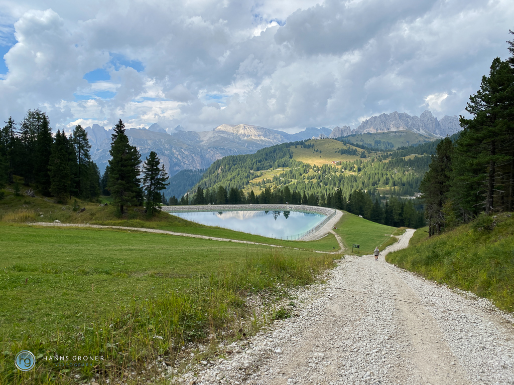 Zwischen Langkofel und Plan de Gralba (Foto: Hanns Gröner)