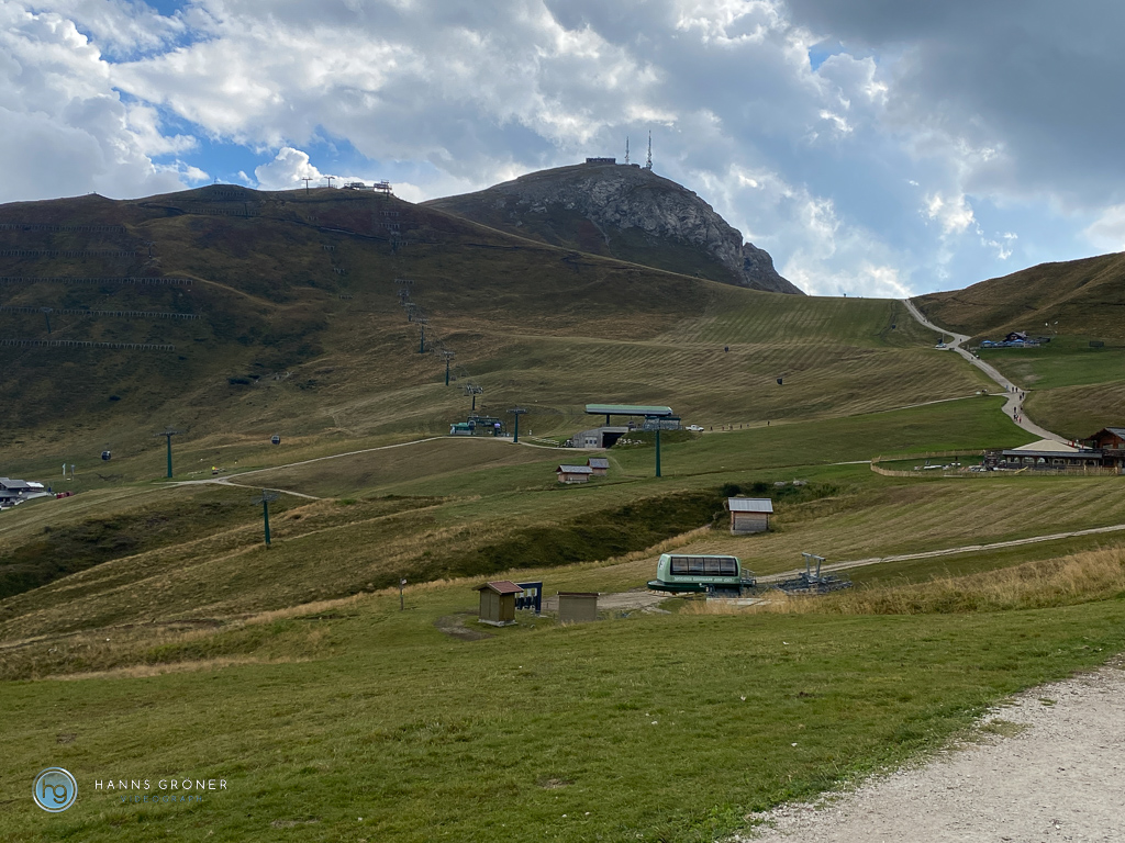 Blick auf Col Rodella (Foto: Hanns Gröner)
