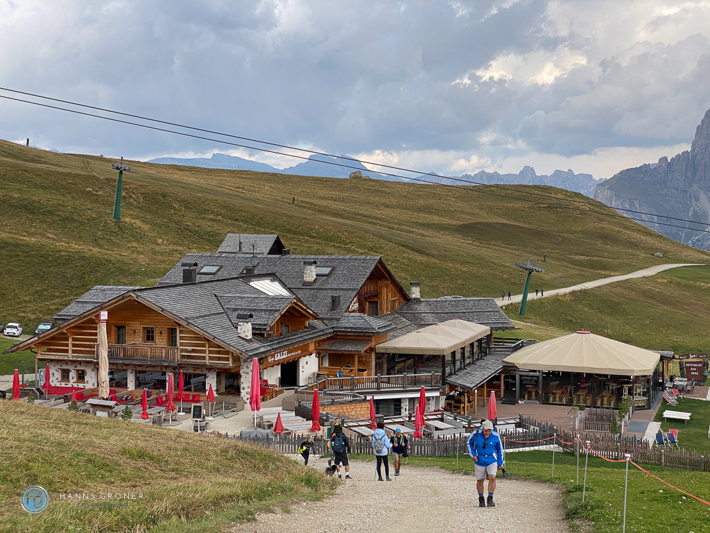 Blick auf das Rifugio Salei (Foto: Hanns Gröner)