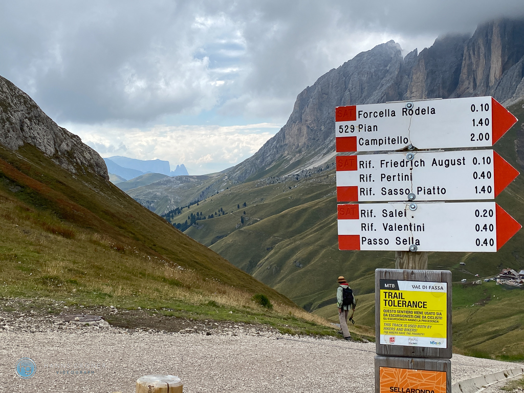 Bergstation Col Rodella und Schlern (Foto: Hanns Gröner)