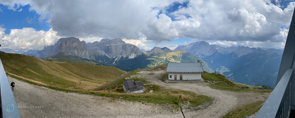 Sellagruppe vom Col Rodella (Foto: Hanns Gröner)