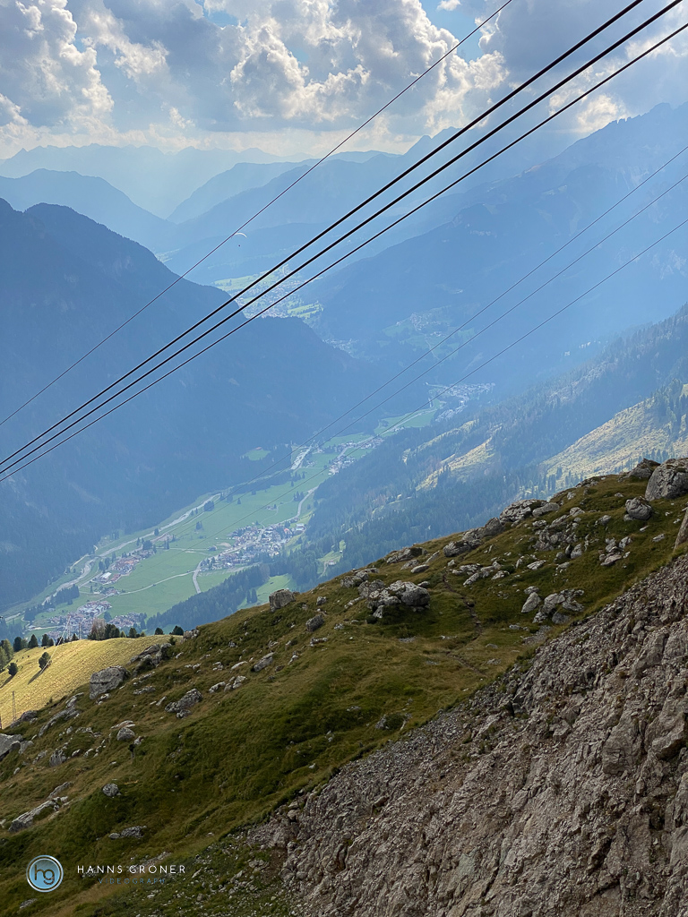 Seilbahn Col Rodella in Campitello - Dolomiten 2022 (Foto: Hanns Gröner)