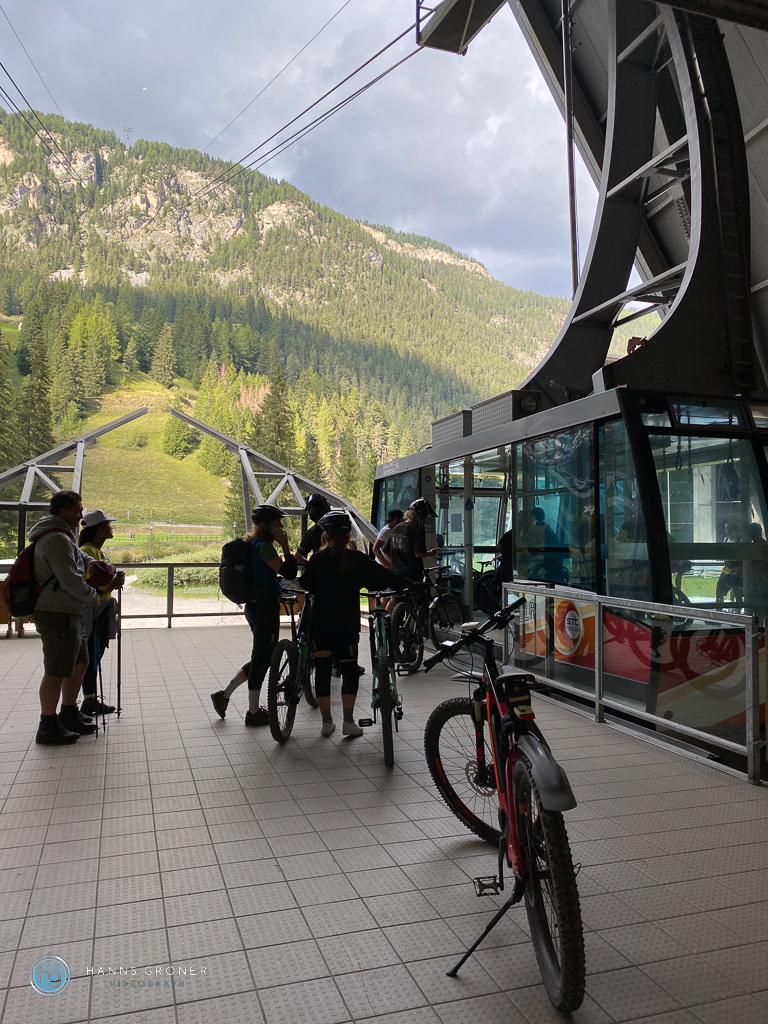 Seilbahn Col Rodella in Campitello - Dolomiten 2022 (Foto: Hanns Gröner)