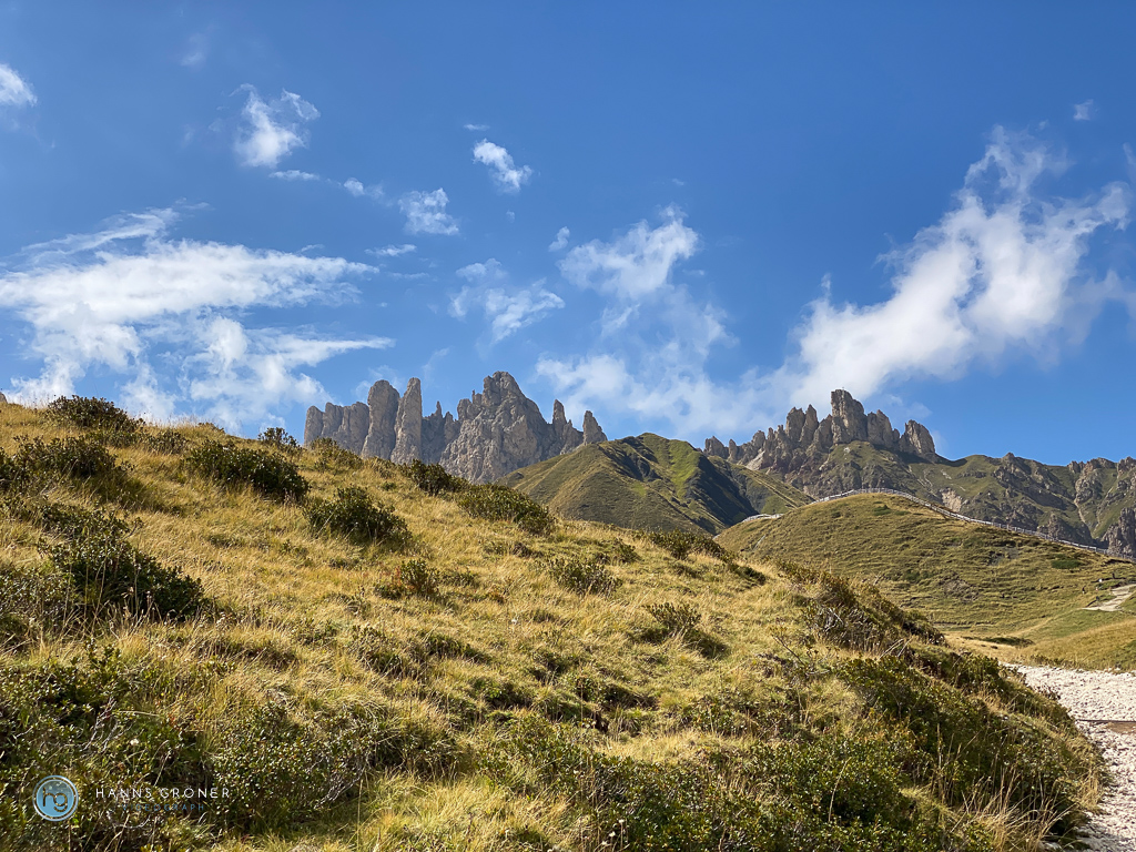 Dolomiten im September 2022 - von Plan de Gralba über Seiser Alm Val Duron (Foto: Hanns Gröner)