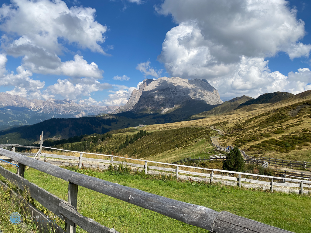 Dolomiten im September 2022 - von Plan de Gralba über Seiser Alm Val Duron (Foto: Hanns Gröner)