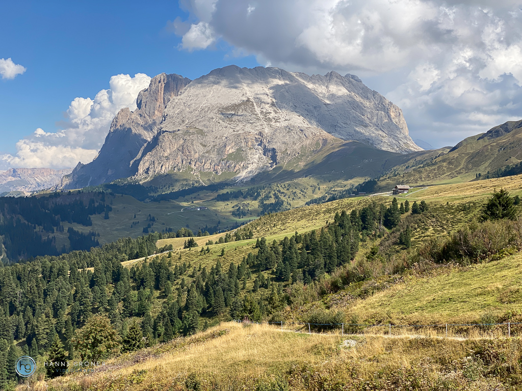 Dolomiten im September 2022 - von Plan de Gralba über Seiser Alm Val Duron (Foto: Hanns Gröner)