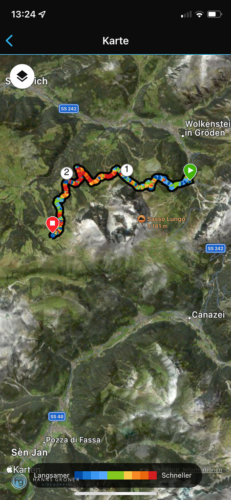 Dolomiten im September 2022 - von Plan de Gralba über Seiser Alm Val Duron (Foto: Hanns Gröner)