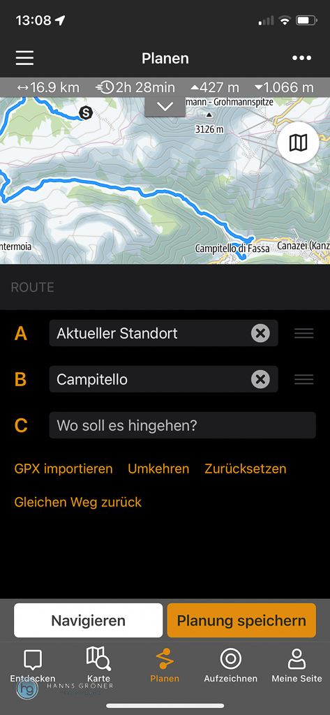 Dolomiten im September 2022 - von Plan de Gralba über Seiser Alm Val Duron (Foto: Hanns Gröner)