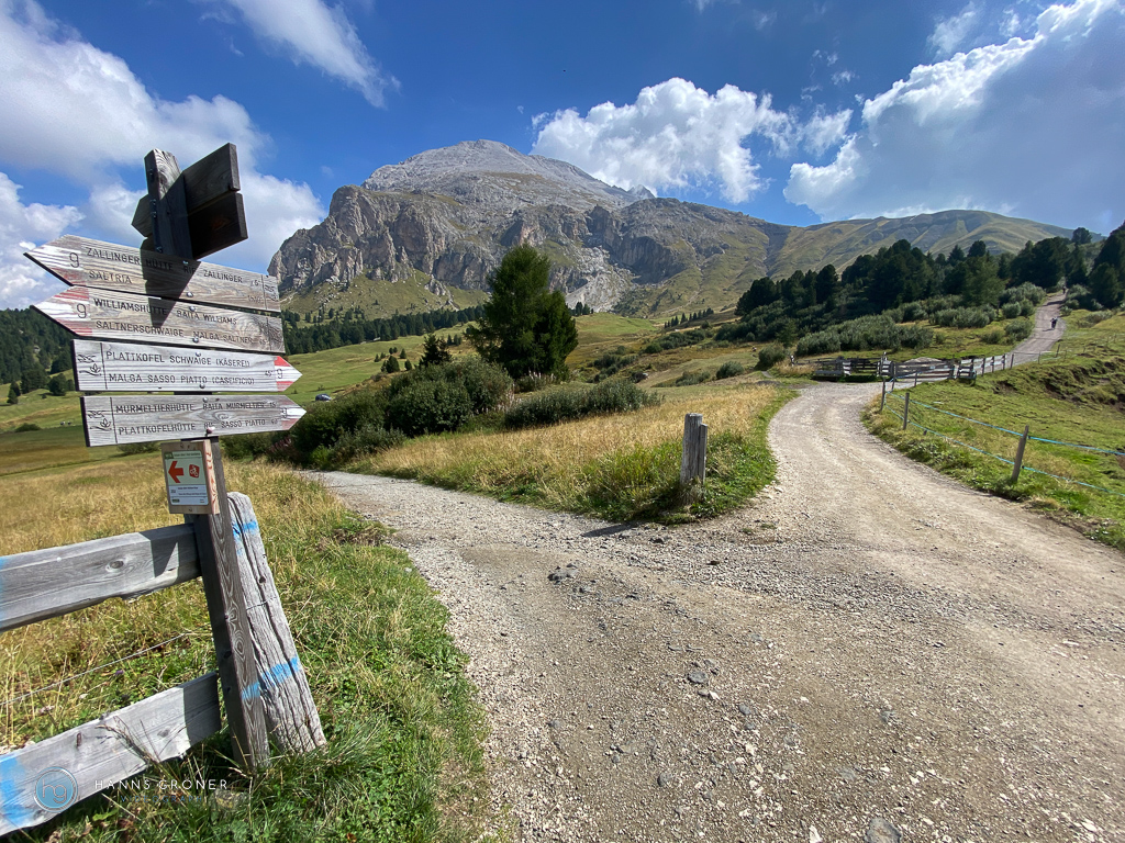 Dolomiten im September 2022 - von Plan de Gralba über Seiser Alm und Langkofel zum Val Duron (Foto: Hanns Gröner)