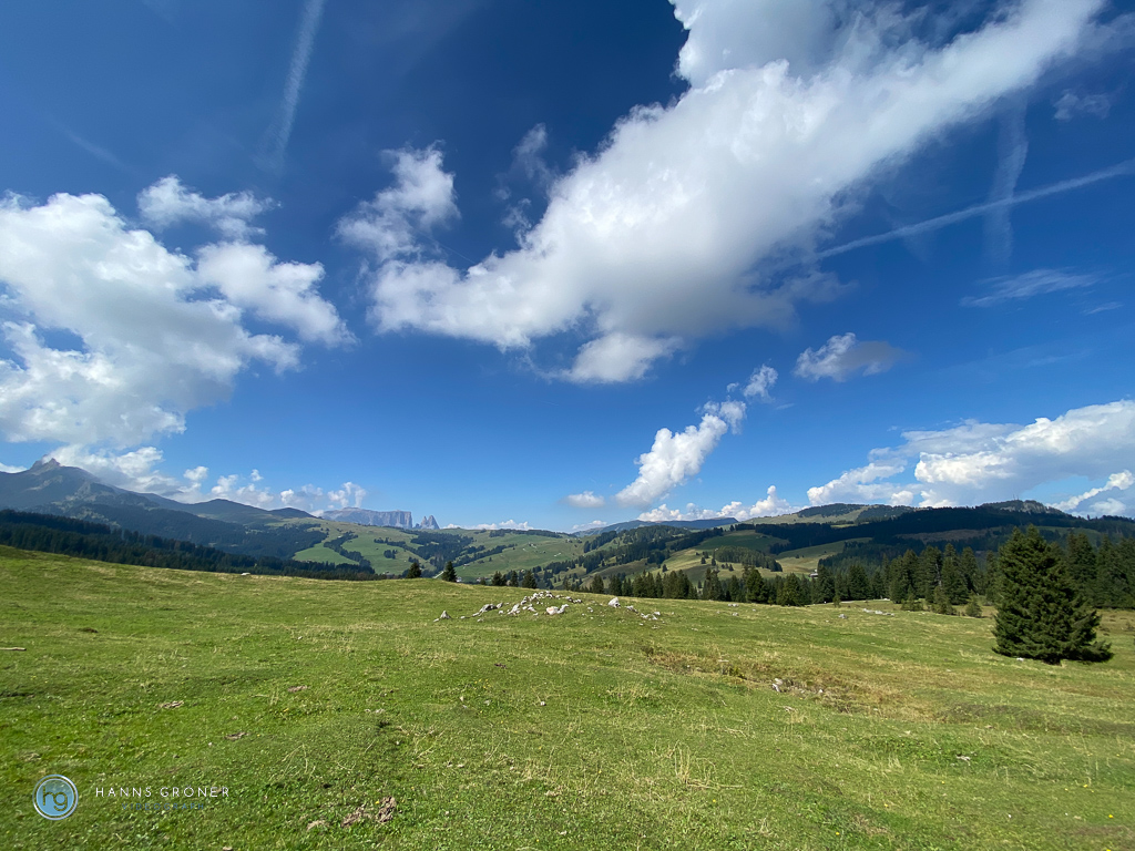 Dolomiten im September 2022 - von Plan de Gralba über Seiser Alm und Langkofel zum Val Duron (Foto: Hanns Gröner)