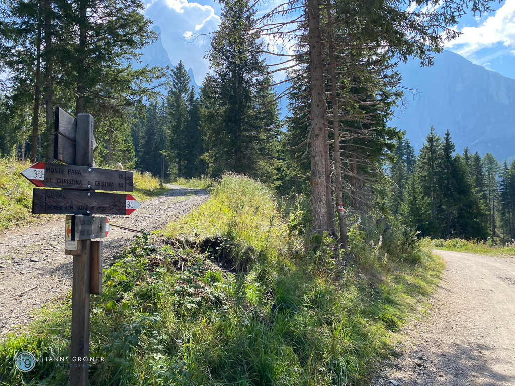 Dolomiten im September 2022 - von Plan de Gralba über Seiser Alm und Langkofel zum Val Duron (Foto: Hanns Gröner)