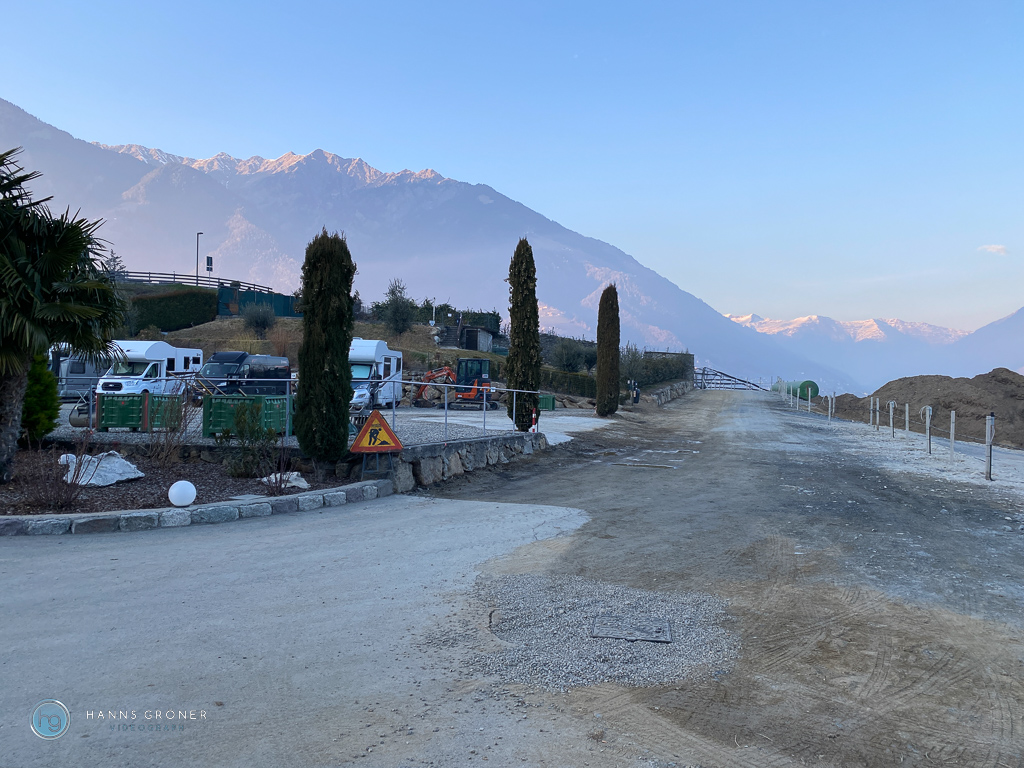 Meran Stellplatz Schneeburghof Dorf Tirol 2023 (Foto: Hanns Gröner)