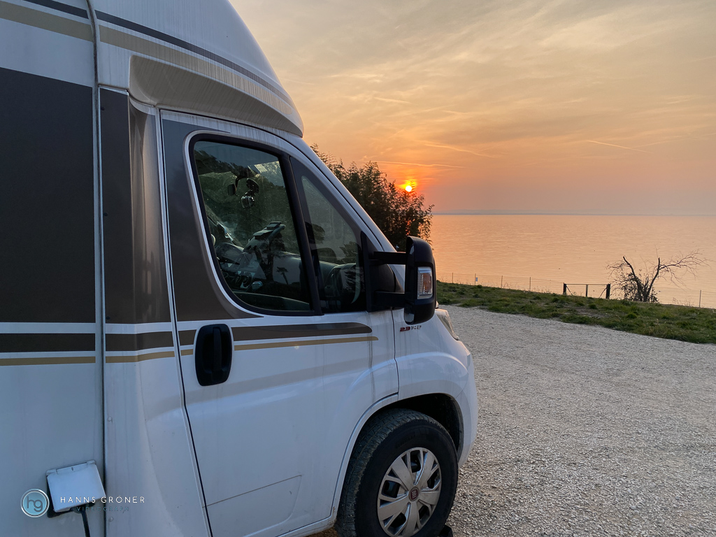 Sirmione 2023 - Stellplatz GreenCampBridge bei Lazise (Foto: Hanns Gröner)