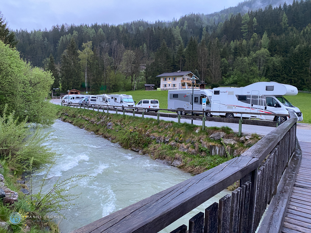 Stellplatz Flachau 2023 (Foto: Hanns Gröner)