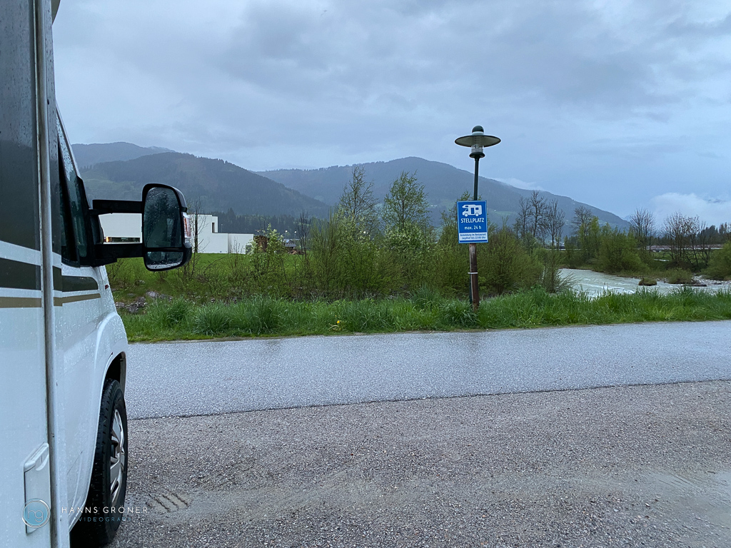 Stellplatz Flachau 2023 (Foto: Hanns Gröner)