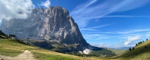 Headerbild Langkofel zwischen Plan de Gralba und Seiser Alm (Foto: Hanns Gröner)