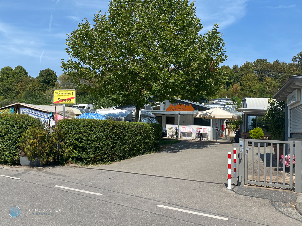 Bodensee Campingplatz Alpenblick Hagnau August 2023 (Foto: Hanns Gröner)
