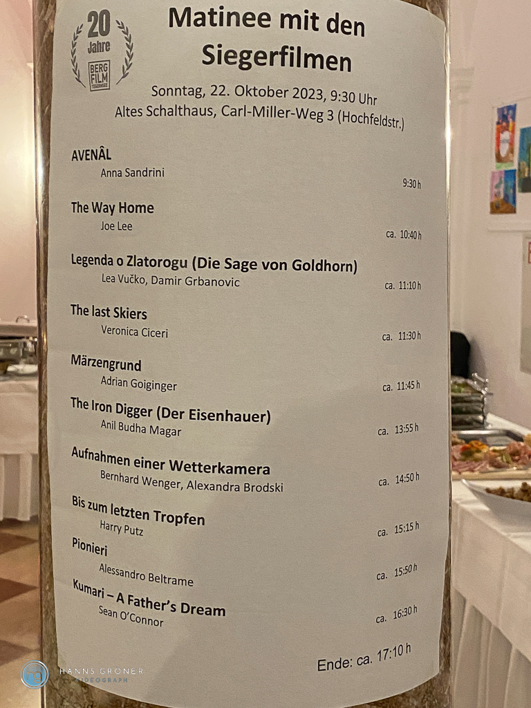 Tegernsee Bergfilmfestival 2023 (Foto: Hanns Gröner)