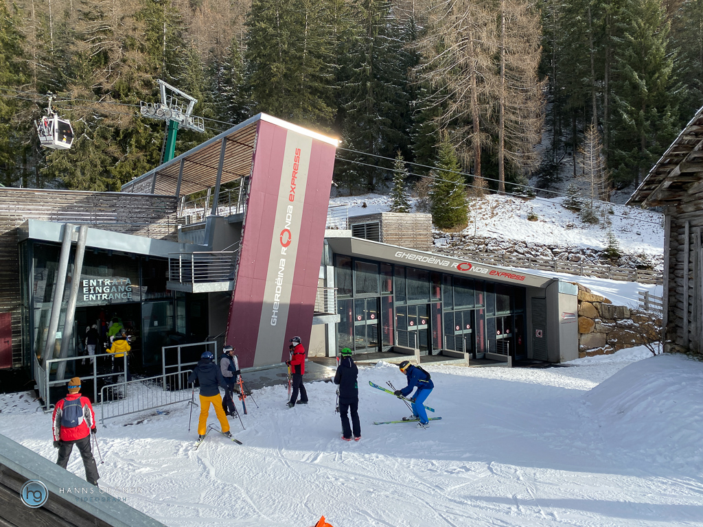 Talstation Col Raiser im Winter 2023 (Foto: Hanns Gröner)