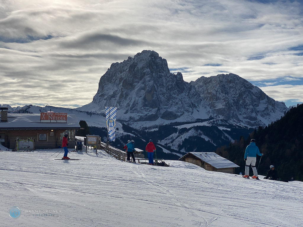 Zwischen Col Raiser und Seceda im Winter 2023 (Foto: Hanns Gröner)