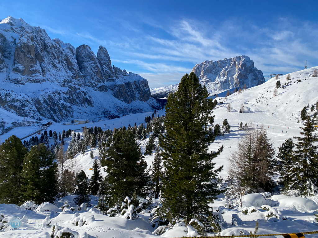 Zwischen Corvara und Dantercepies im Winter 2023 (Foto: Hanns Gröner)