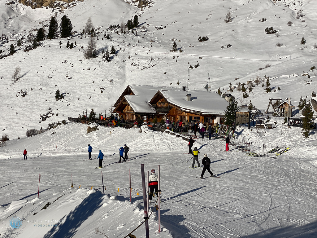 Zwischen Corvara und Dantercepies im Winter 2023 (Foto: Hanns Gröner)