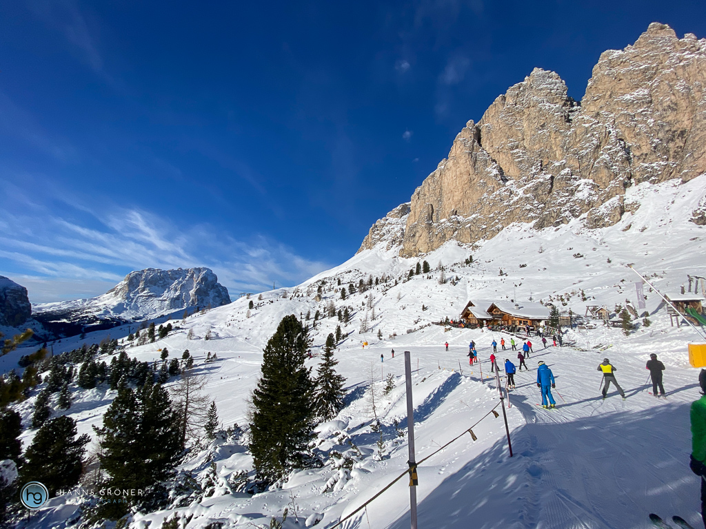 Zwischen Corvara und Dantercepies im Winter 2023 (Foto: Hanns Gröner)