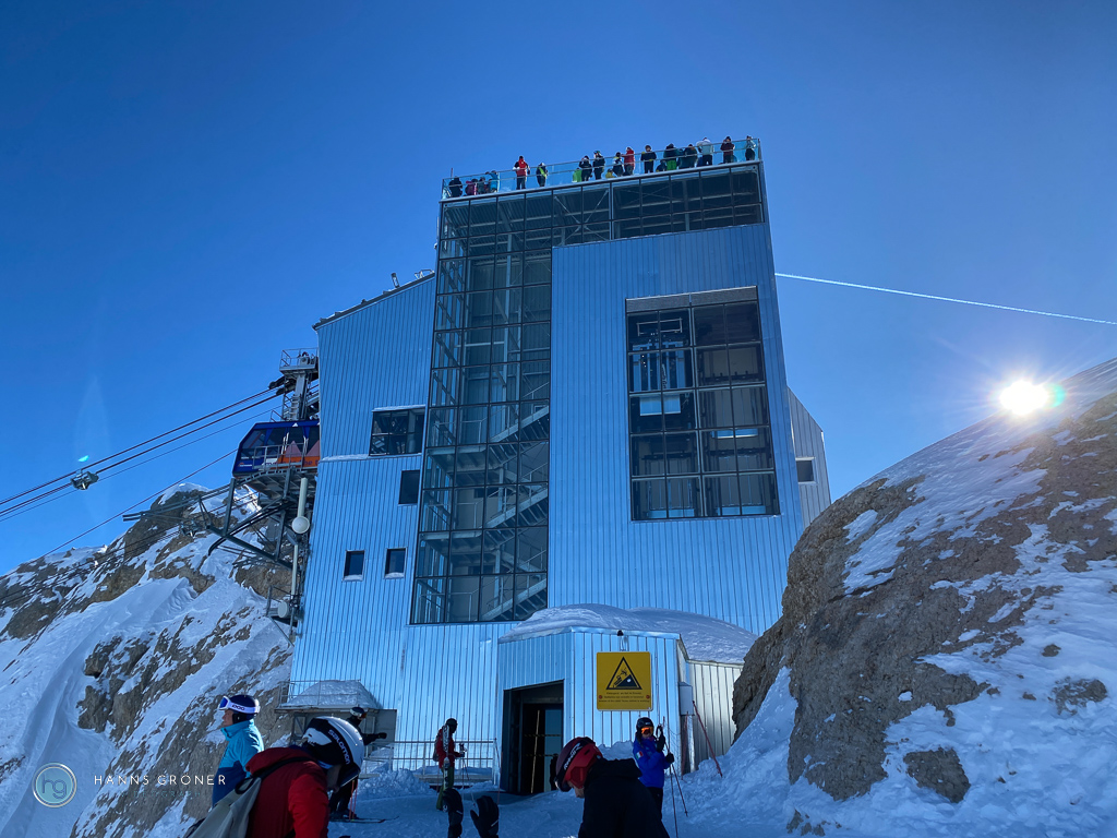 Skifahren Dolomiten - Marmolada im Januar 2024 (Foto: Hanns Gröner)