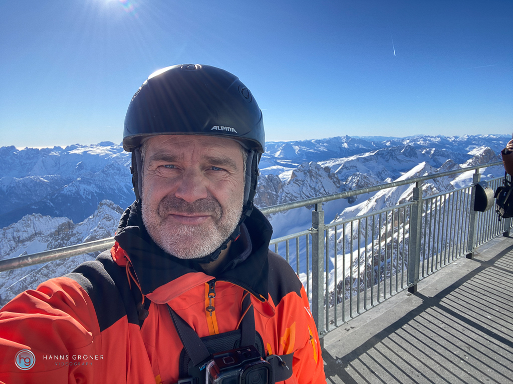 Skifahren Dolomiten - Marmolada im Januar 2024 (Foto: Hanns Gröner)