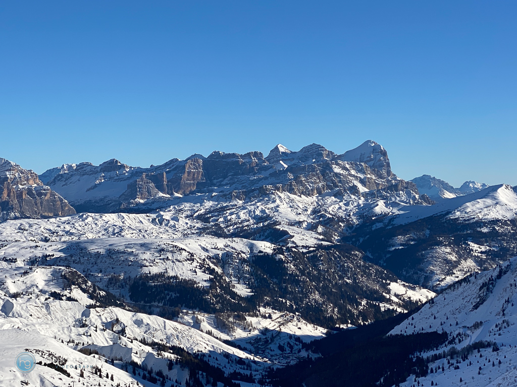 Skifahren Dolomiten im Januar 2024 (Foto: Hanns Gröner)
