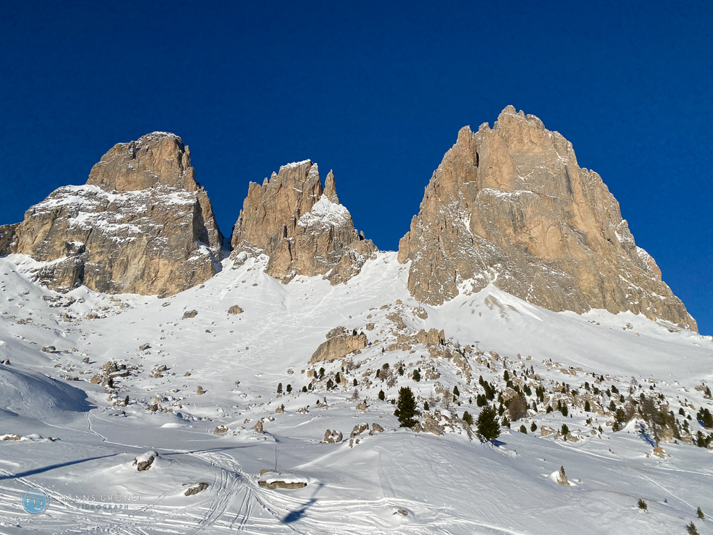 Skifahren Dolomiten im Januar 2024 (Foto: Hanns Gröner)