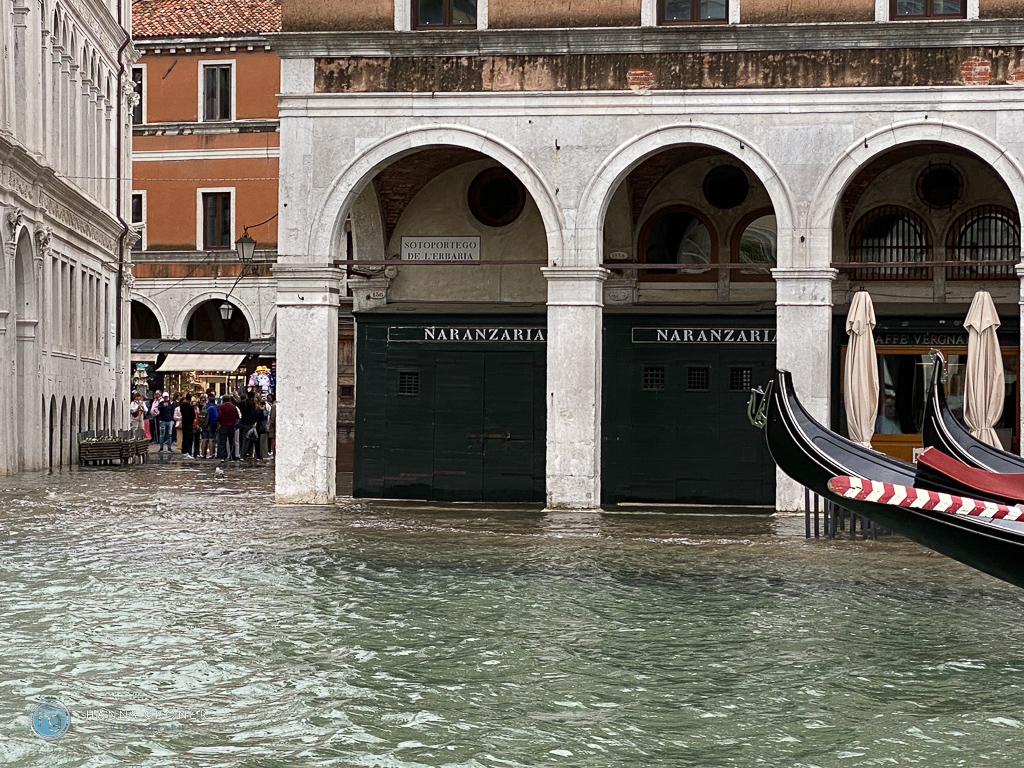 Venedig bei Hochwasser im September 2024 (Foto: Hanns Gröner)
