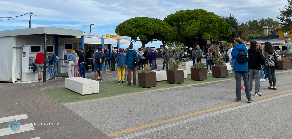 Schiffsanleger bei Punta Sabbioni im September 2024 (Foto: Hanns Gröner)