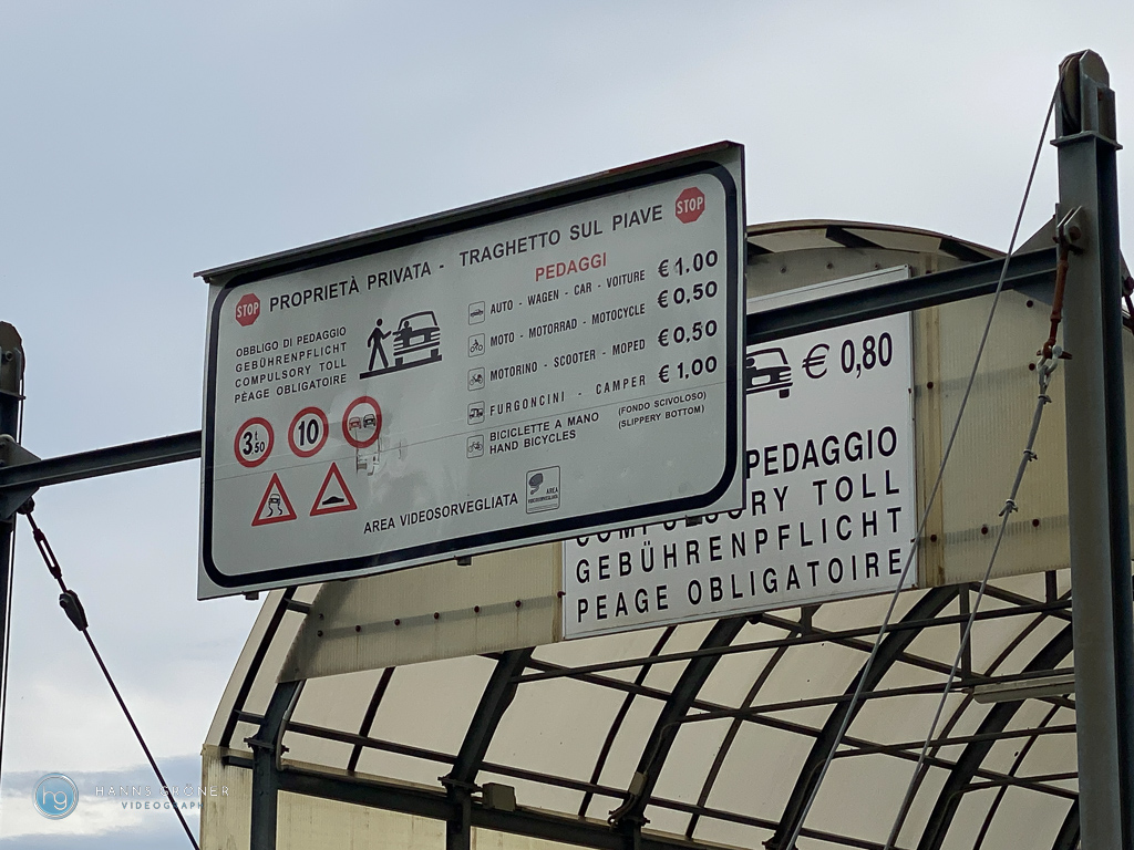 Zwischen Jesolo und Caorla - Brücke bei Cortelazzo im September 2024 (Foto: Hanns Gröner)