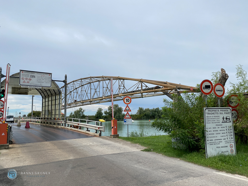Zwischen Jesolo und Caorla - Brücke bei Cortelazzo im September 2024 (Foto: Hanns Gröner)