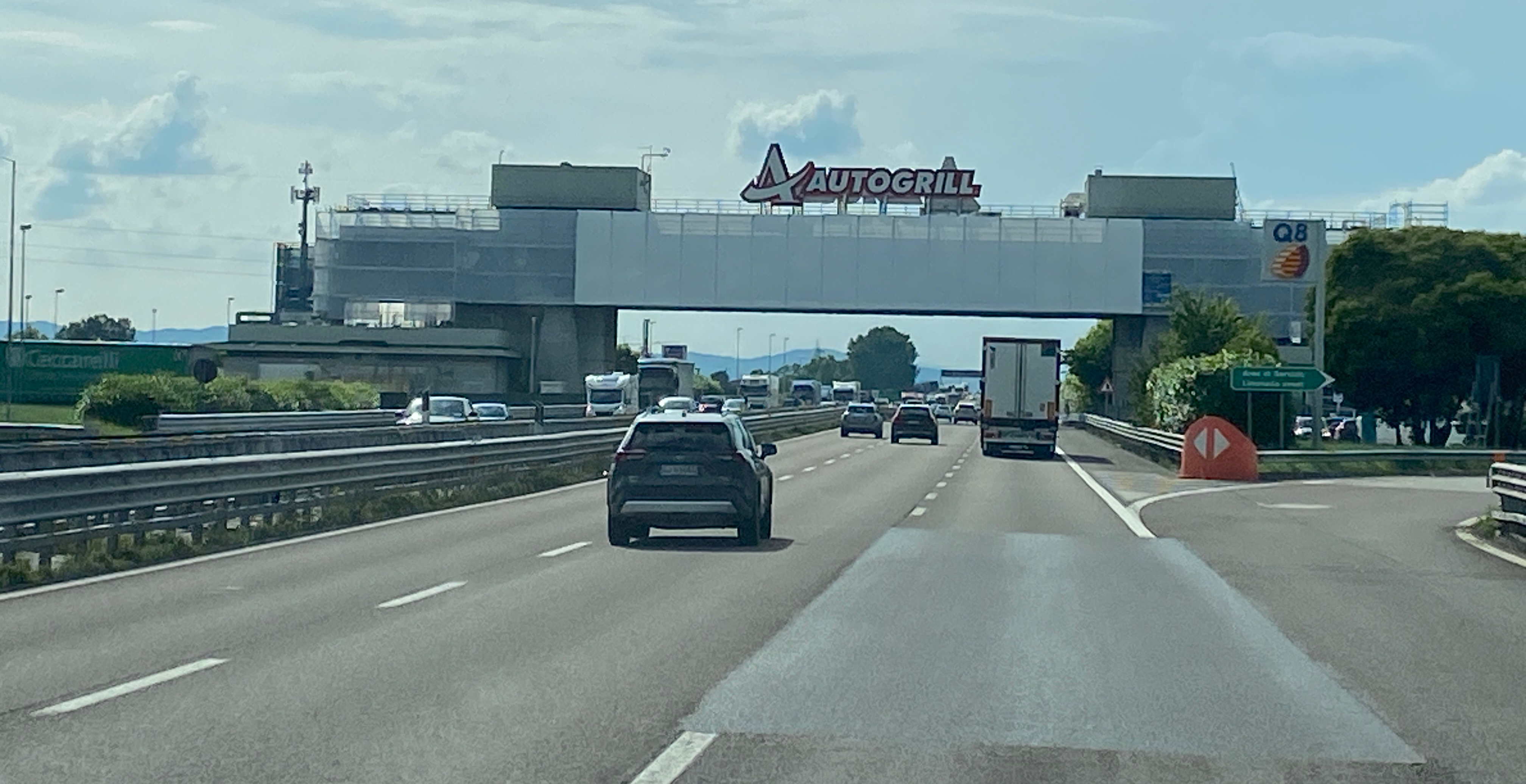 Autobahn Venedig - Verona im Mai 2024 (Foto: Hanns Gröner)