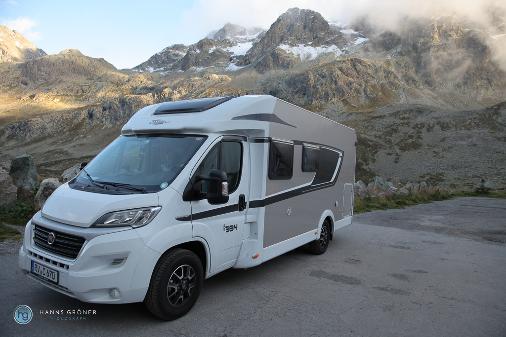Roadtrip mit dem Wohnmobil 2015 - Julierpass Schweiz (Foto: Hanns Gröner)
