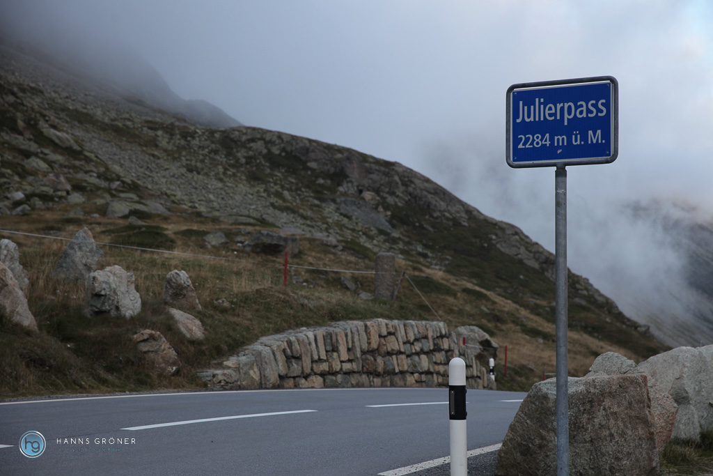Roadtrip mit dem Wohnmobil 2015 - Julierpass Schweiz (Foto: Hanns Gröner)