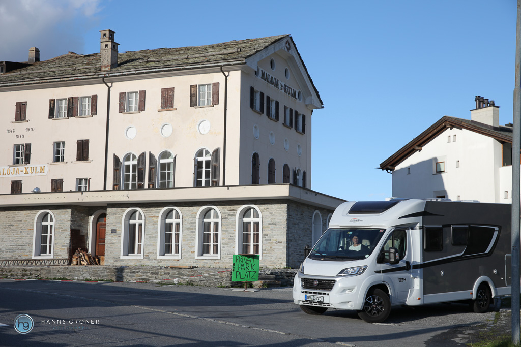 Roadtrip mit dem Wohnmobil 2015 - Malojapass Schweiz (Foto: Hanns Gröner)