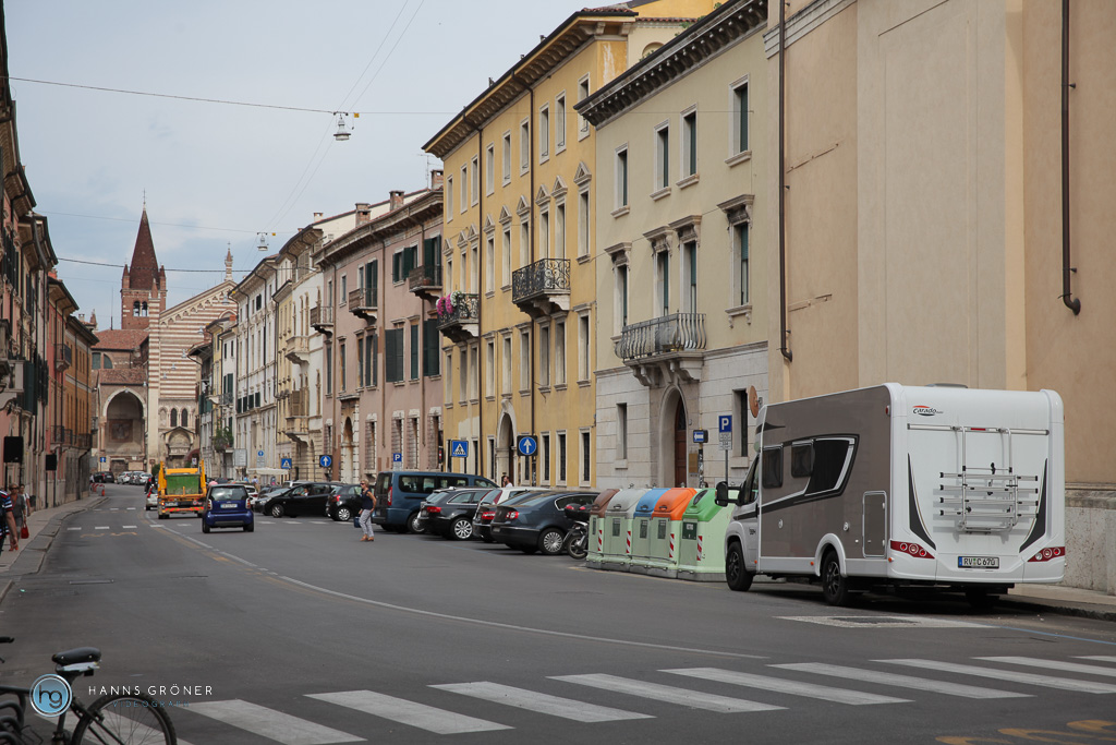 Roadtrip mit dem Wohnmobil 2015 - Verona Italien (Foto: Hanns Gröner)