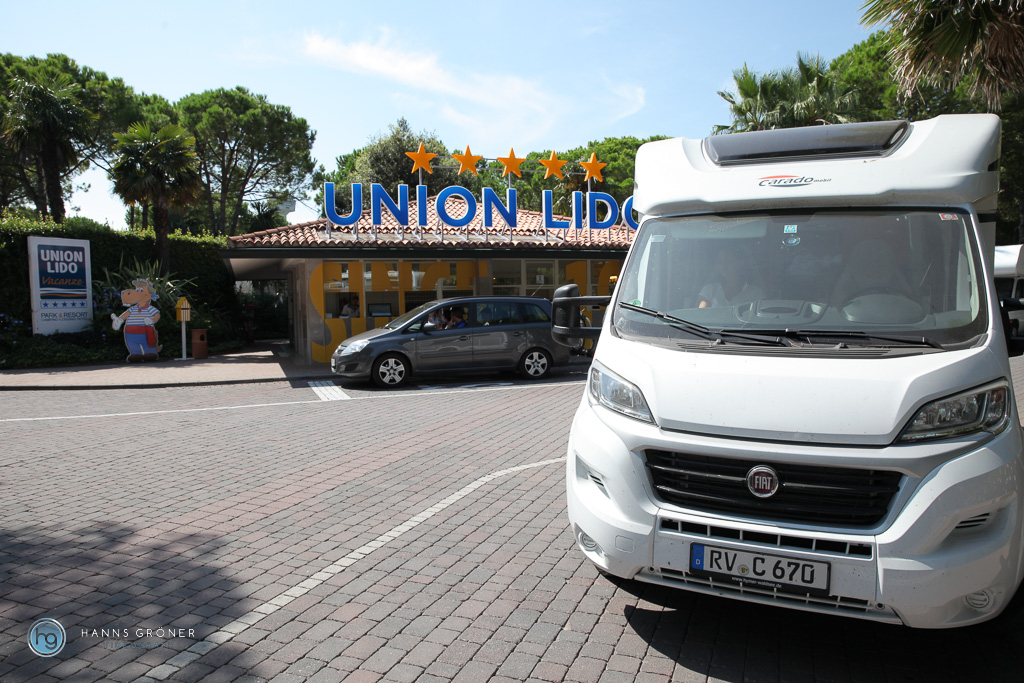 Roadtrip mit dem Wohnmobil 2015 - Union Lido Italien (Foto: Hanns Gröner)