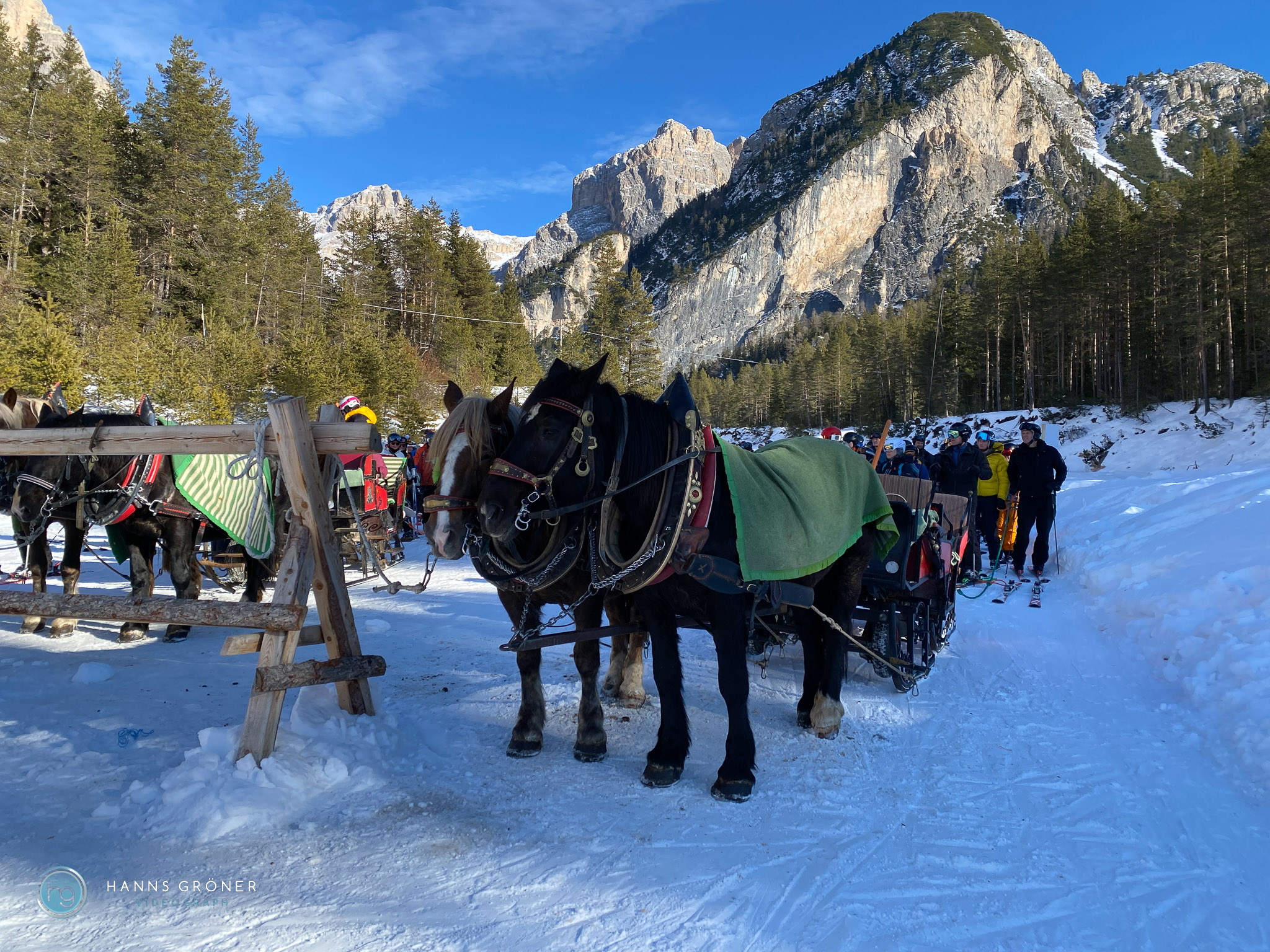 Dolomiten im Januar 2025 - Lagazuoi (Foto: Hanns Gröner)