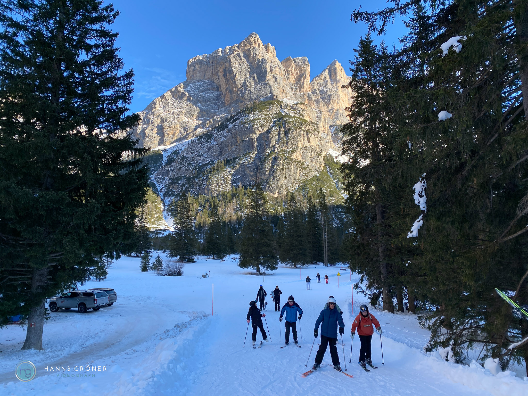Dolomiten im Januar 2025 - Lagazuoi (Foto: Hanns Gröner)