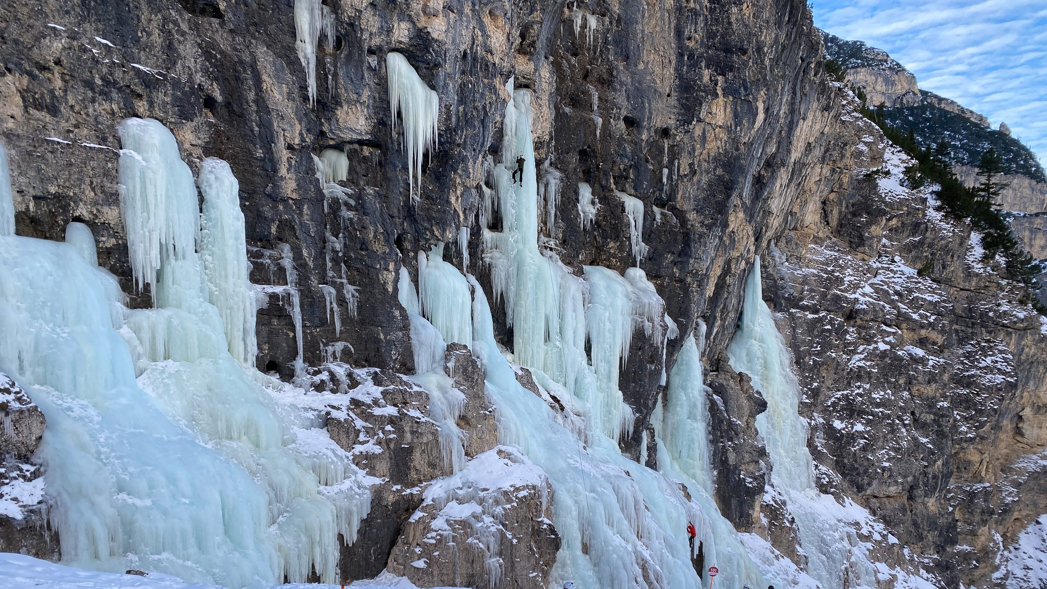 Dolomiten im Januar 2025 - Lagazuoi (Foto: Hanns Gröner)