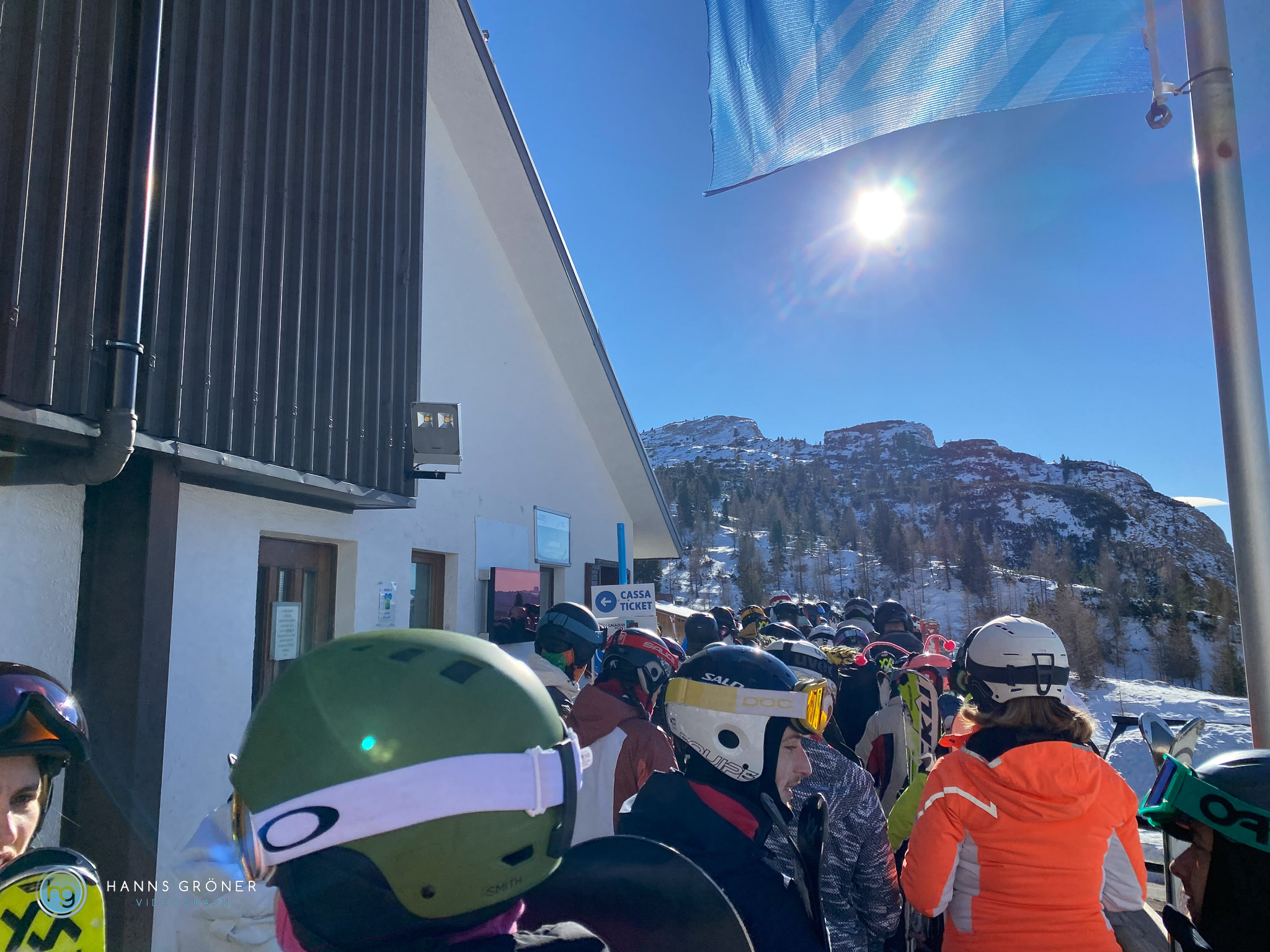 Dolomiten im Janaur 2025 - Lagazuoi (Foto: Hanns Gröner)