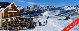 Skifahren in den Dolomiten im Januar 2025 - Pralongia zwischen Campolongo und Armentarola (Foto: Hanns Gröner)